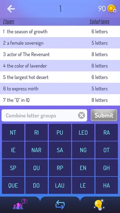 Скриншоты Mystic Words – Figure out 7 words with clues!