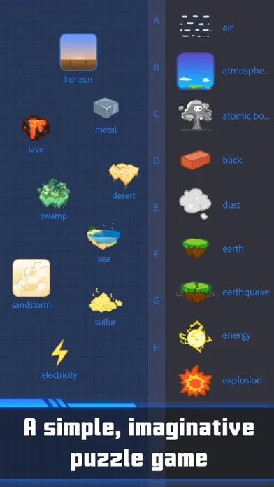 Captures d'écran de The Creator - Mix Elements to Create New Items!