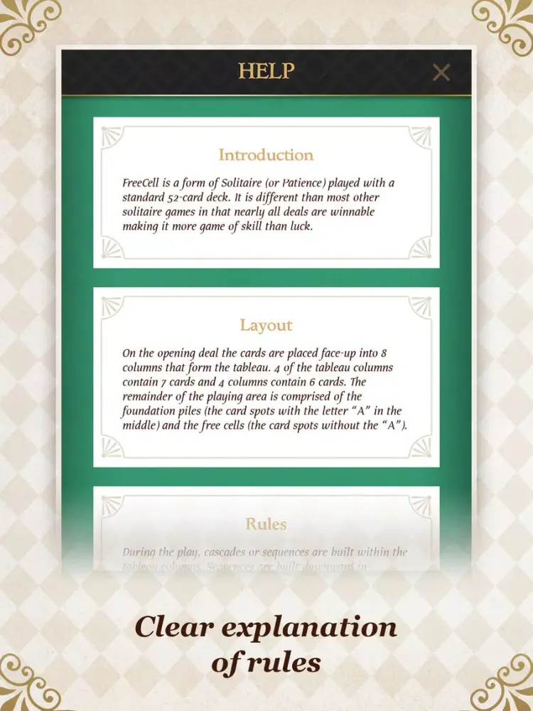 FreeCell Solitaire - Classic Shuffle Poker Game iPad  Screenshots
