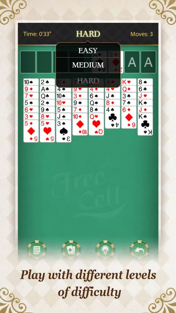 FreeCell Solitaire - Classic Shuffle Poker Game Screenshots