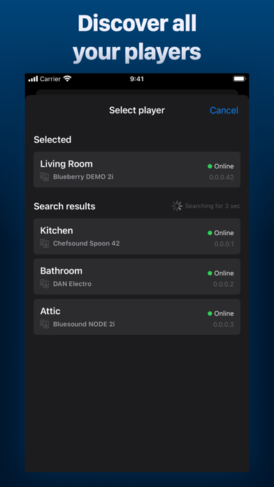 صور BluRemote - BluOS Controller