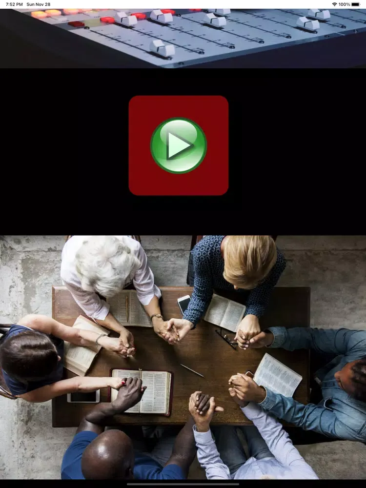 Tangkapan layar Garden of Grace Radio iPad 