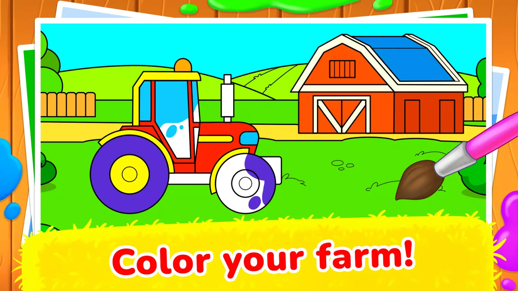 Animal game! Kids little farm!应用截图