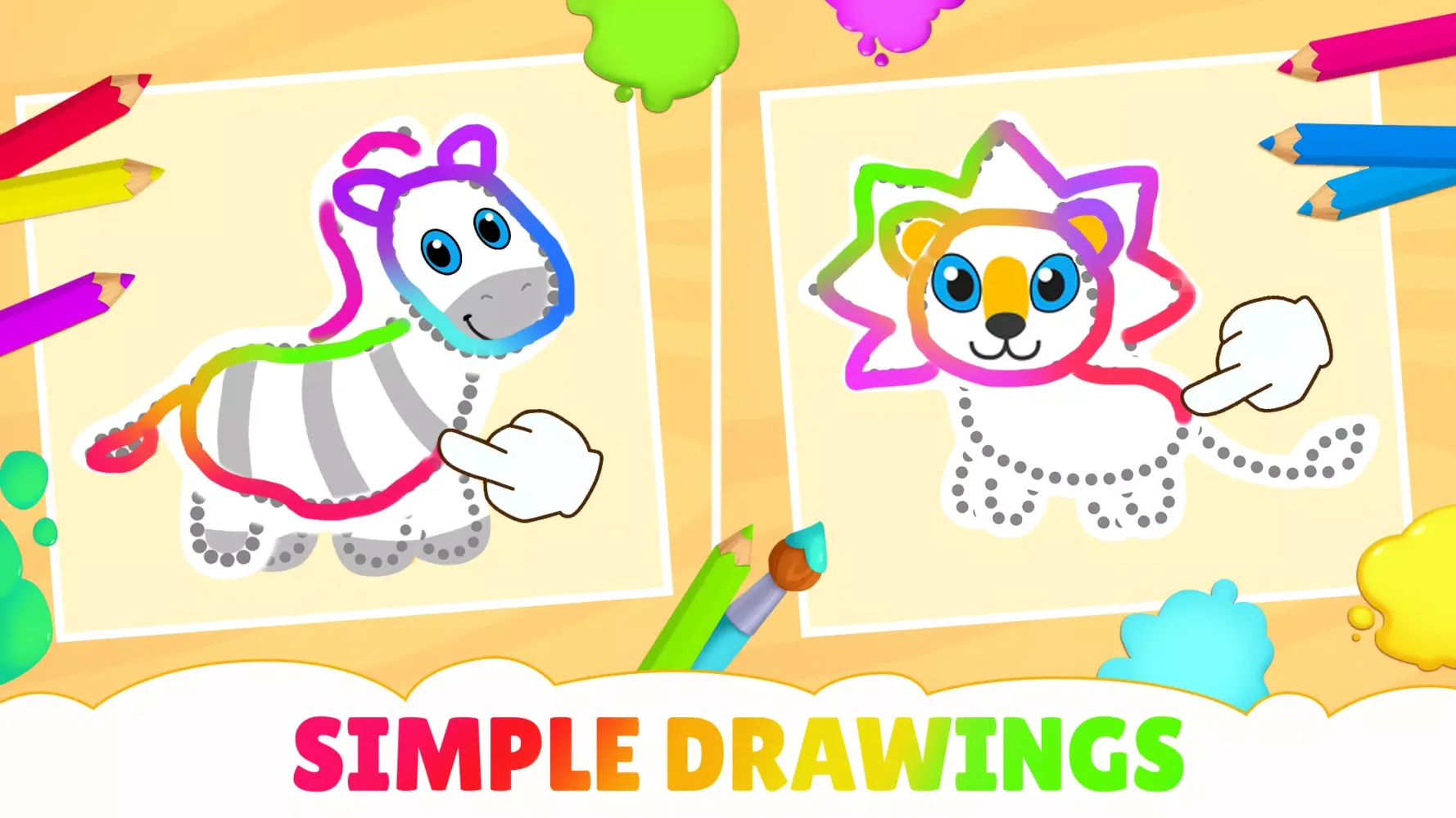 Captures d'écran de Learn colors Learning for kids