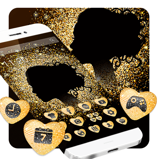 Elegant Girl Golden Theme