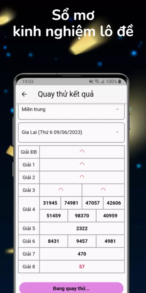 Quay Thử Kết Quả Xổ Số 24/7 Screenshots