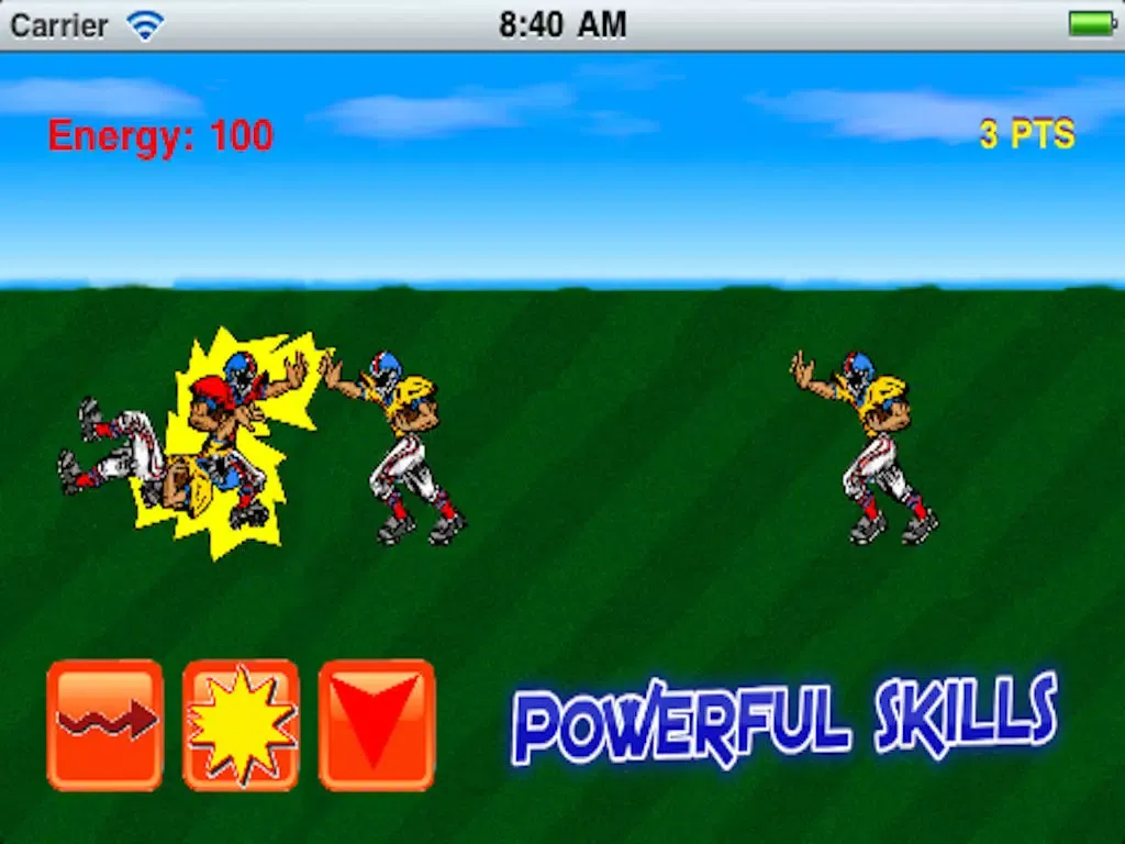 An Unlimited Football Run Free iPad Screenshots