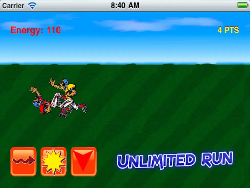 An Unlimited Football Run Free iPad Screenshots