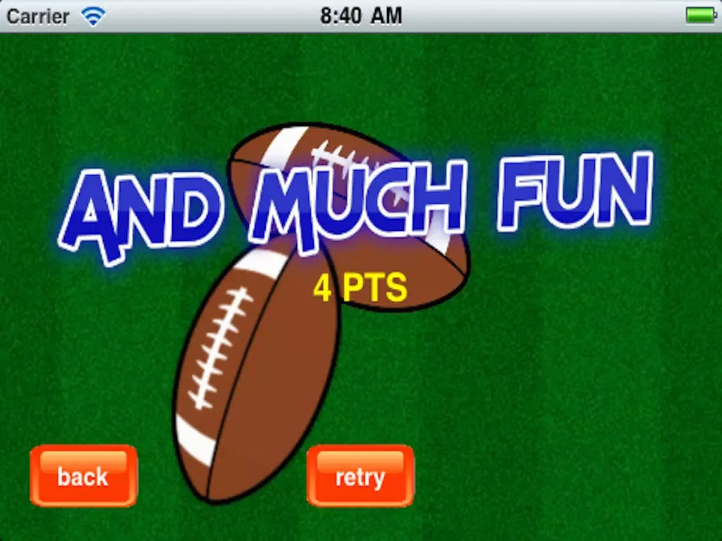 An Unlimited Football Run Free iPad Screenshots