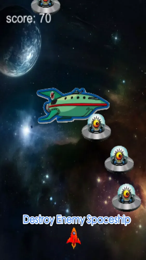 Alien Invasion: Space War Free应用截图