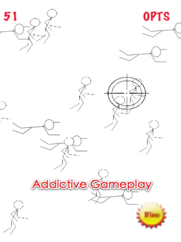 A Stickman Sniper: War Game Premium iPad  Screenshots