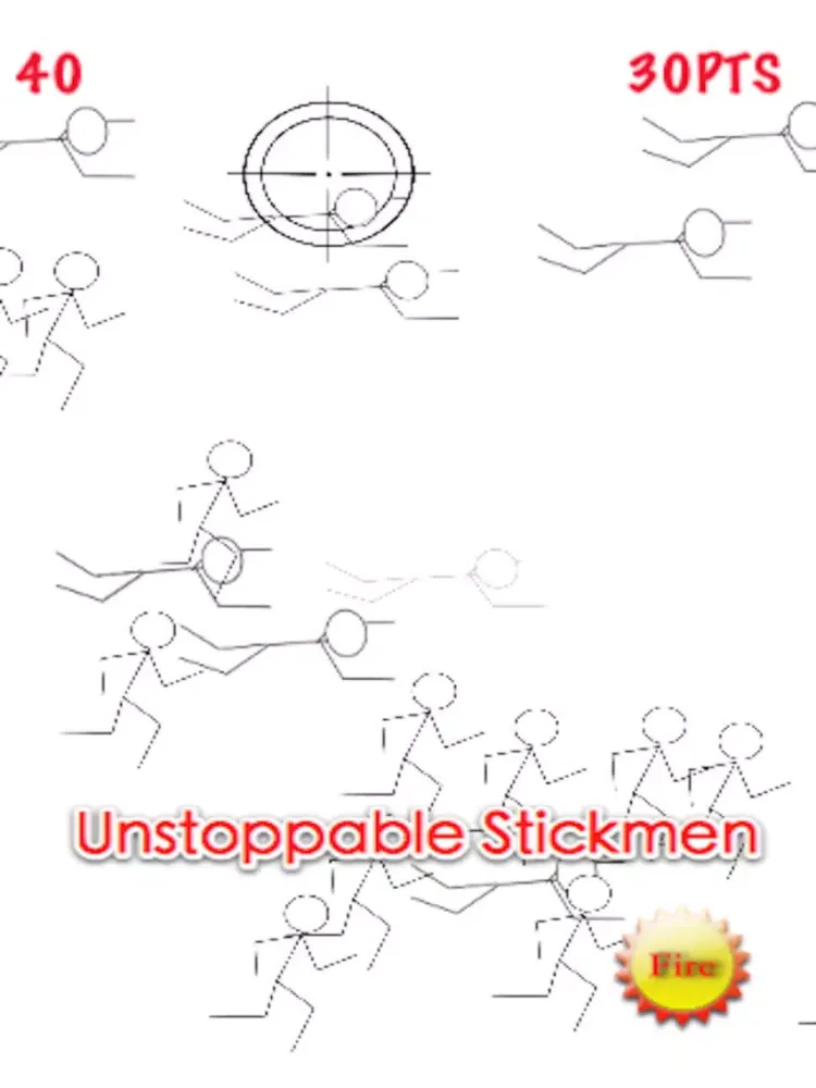 A Stickman Sniper: War Game Premium iPad  Screenshots