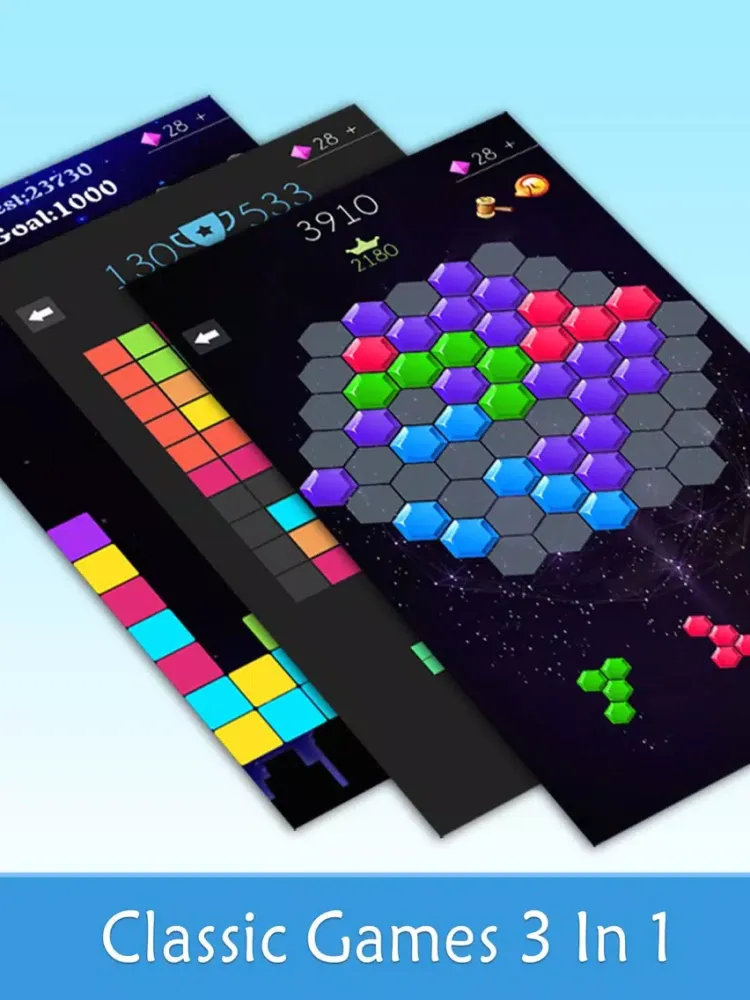 Hexagon Crush - Puzzle Games iPad  سکرین شاٹس