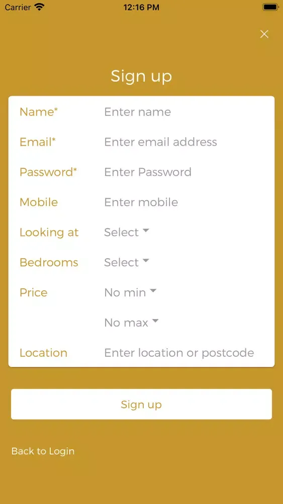 Screenshot di Goldman Estate Agent