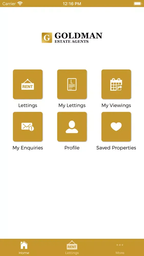 Screenshot di Goldman Estate Agent