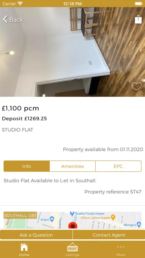 Screenshot di Goldman Estate Agent