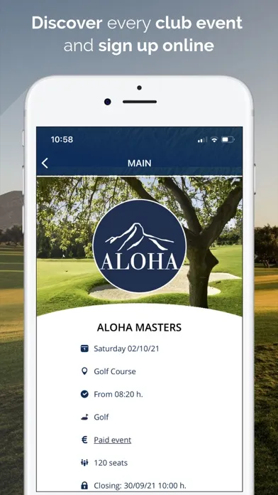 ภาพหน้าจอของ Aloha Golf Club