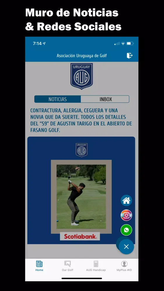 Asoc. Uruguaya de Golf AUG Screenshots