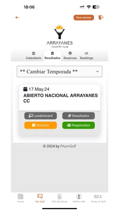 ARRAYANES GOLF应用截图