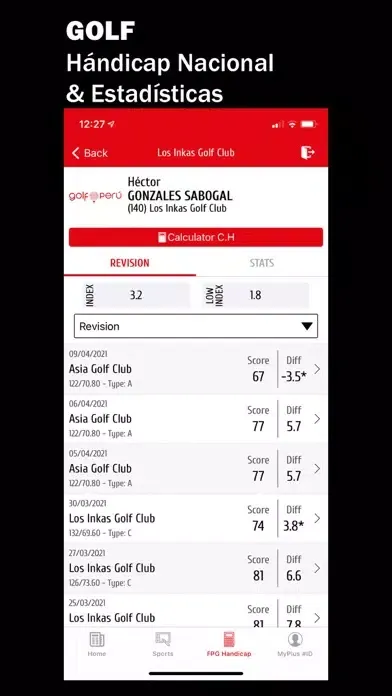 Los Inkas Golf Club Ekran Görüntüleri