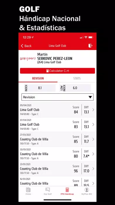 Lima GC by GolfPeru Screenshots