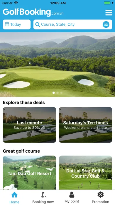 Capturas de tela do Vietnam Golfbooking