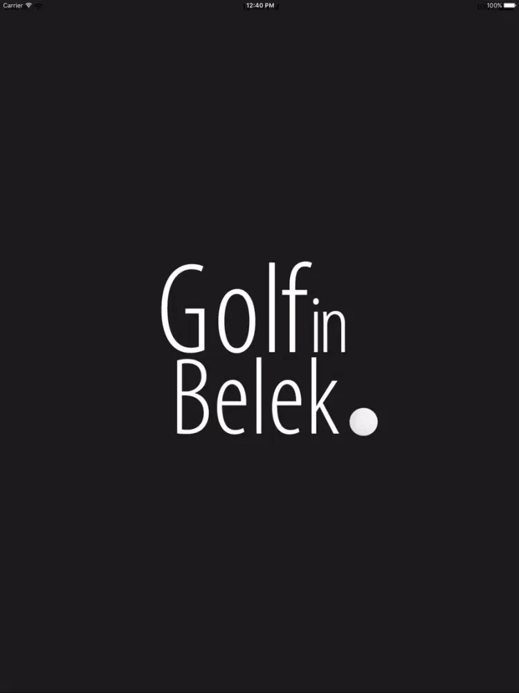 Скриншоты Golf in Belek iPad 