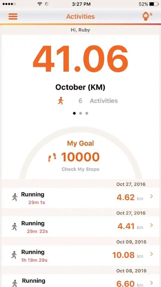 Captures d'écran de GOLiFE RUN