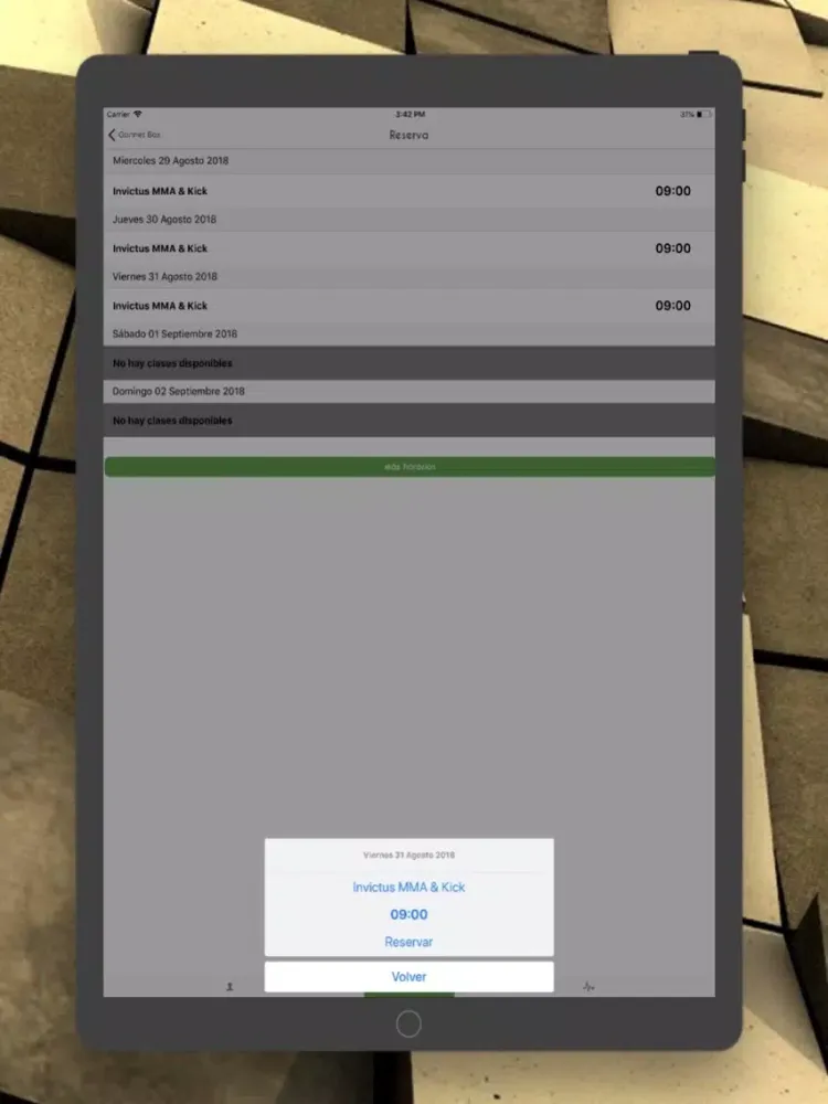 Tangkapan layar Gonnet Box iPad 