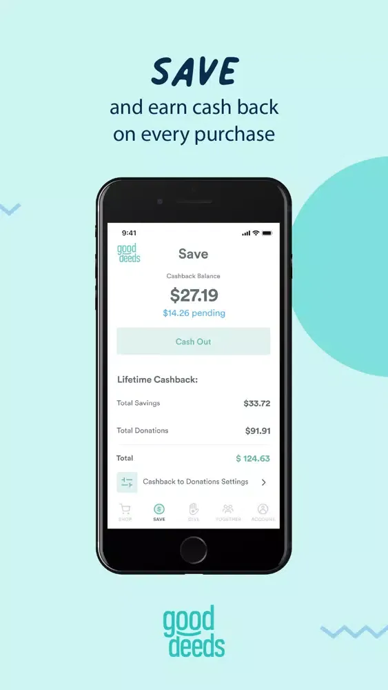 Good Deeds: Shop. Save. Give.应用截图