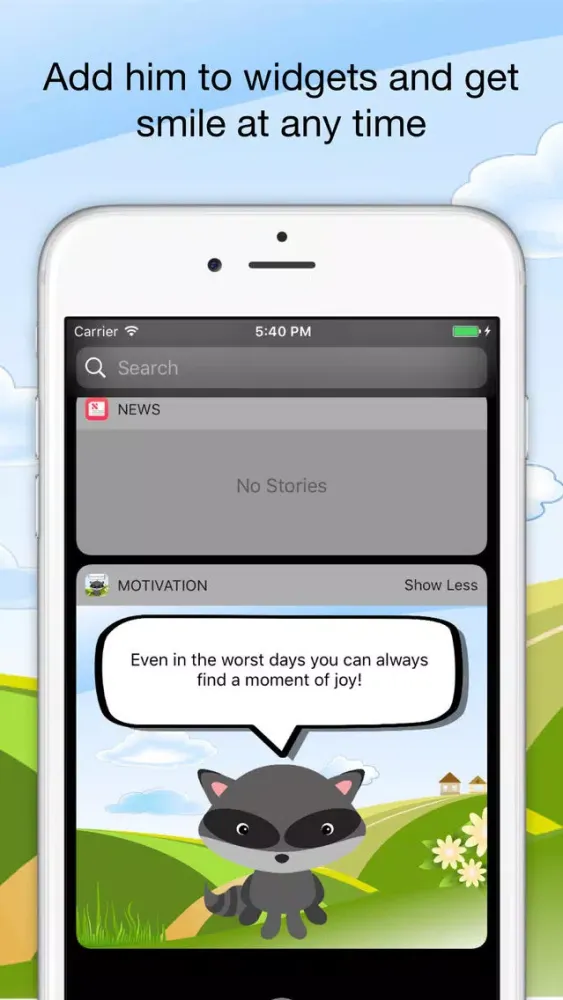 Capturas de tela do Motivation Widget - Good Mood Every Day