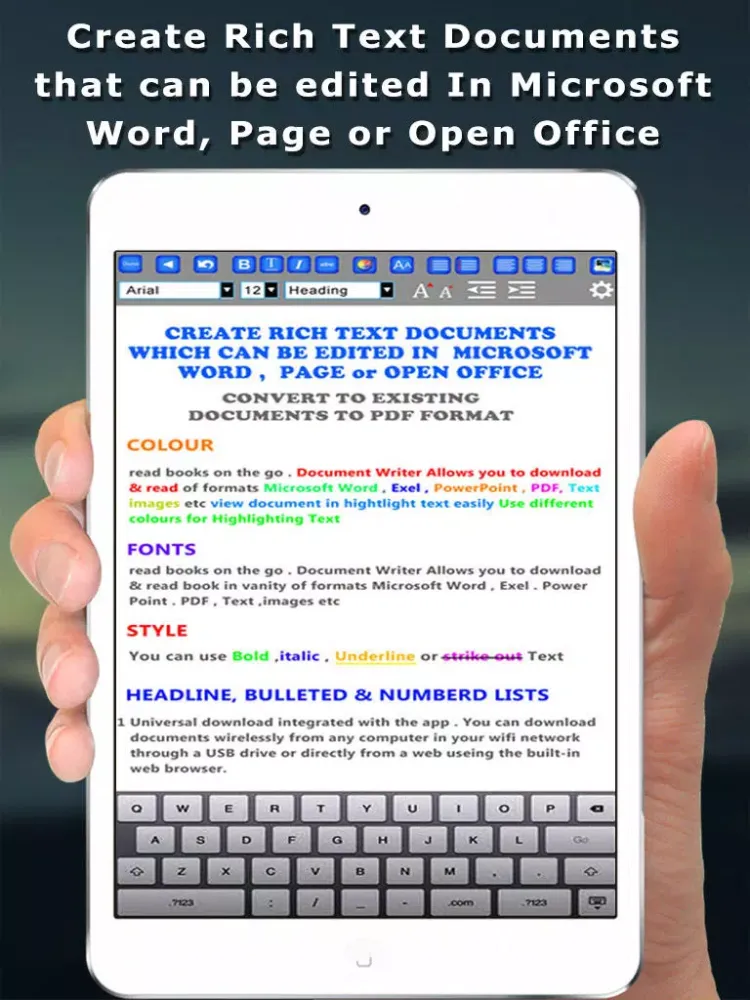 Notes Pro - PDF, Notes and Documents iPad  Screenshots