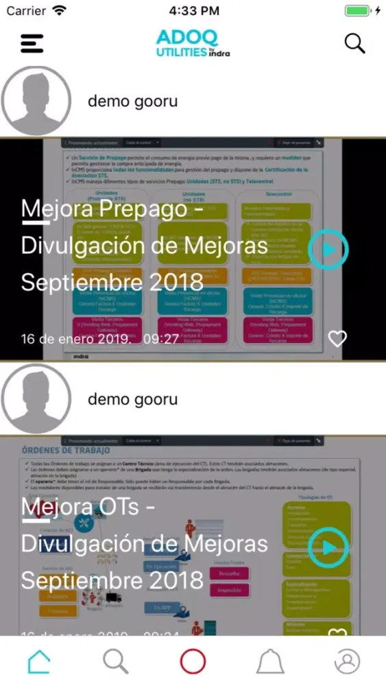 Captures d'écran de Adoq Onesait Utilities