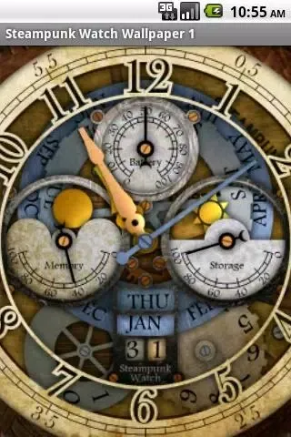 Steampunk Watch Wallpaper Screenshots