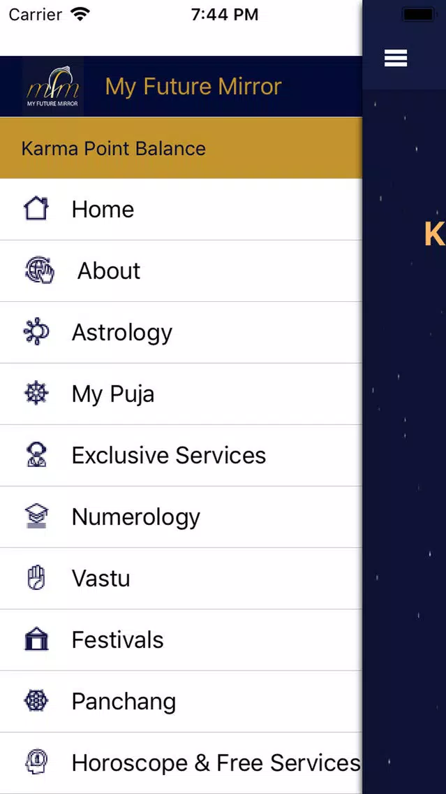 Capturas de pantalla de Vedic Astrology & Puja - MFM