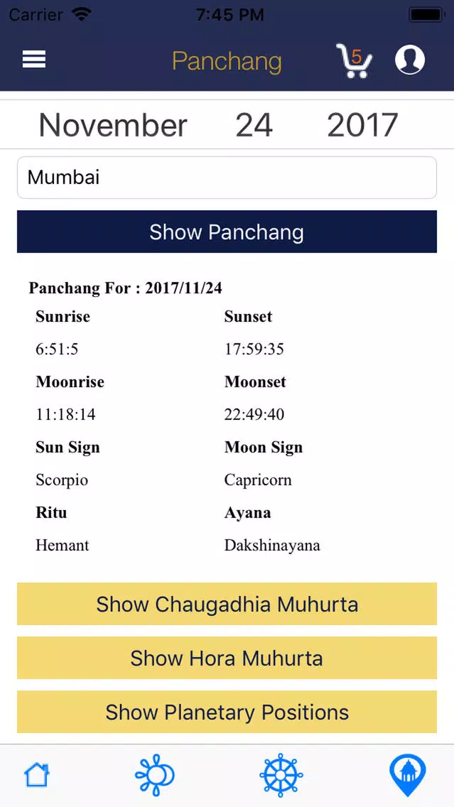 Capturas de pantalla de Vedic Astrology & Puja - MFM