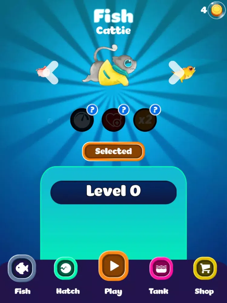Hungry Fish World: Fishy Polly iPad  स्क्रीनशॉट
