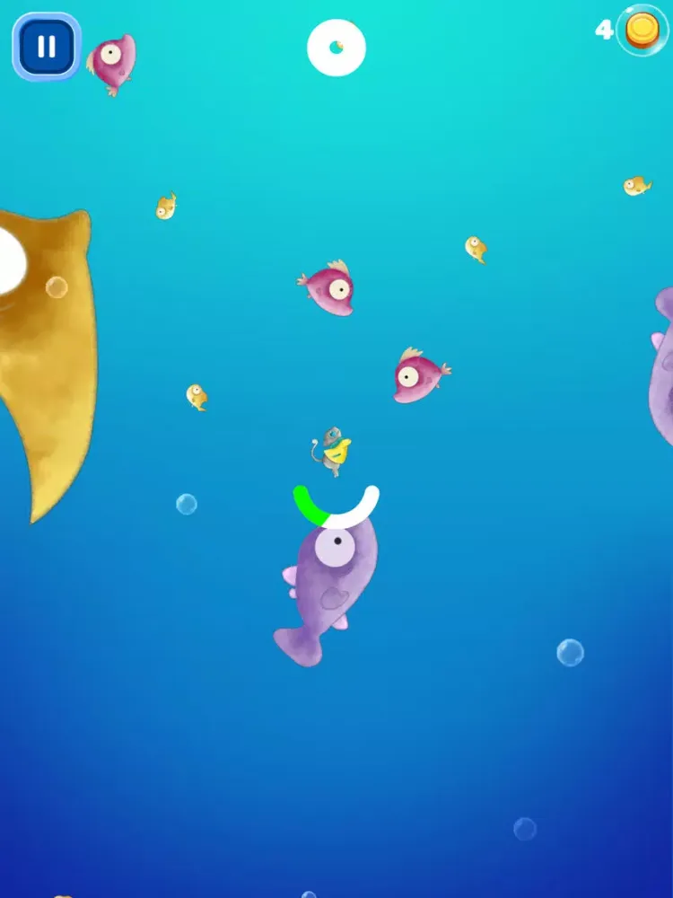 Hungry Fish World: Fishy Polly iPad  स्क्रीनशॉट