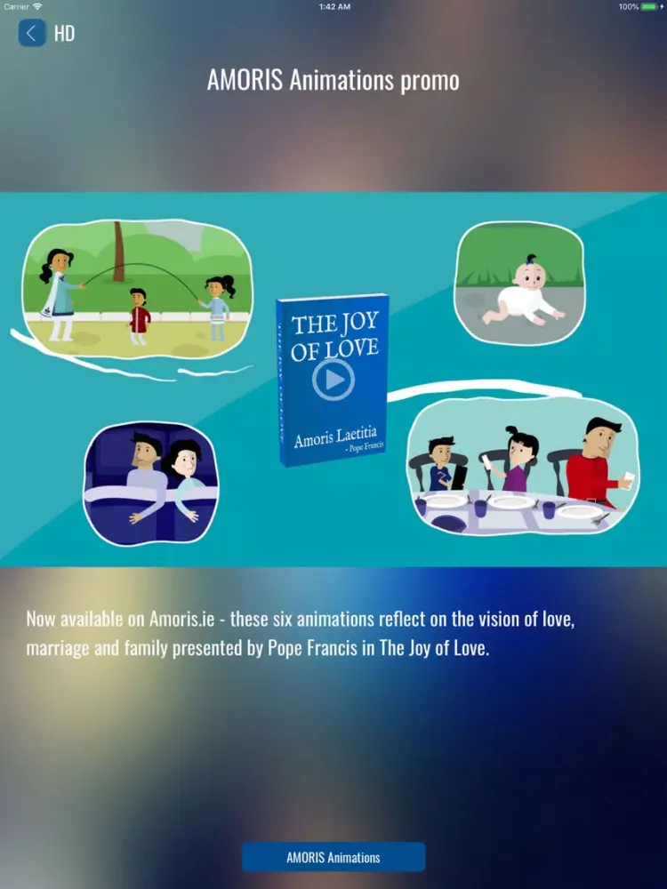 تصاویر iCatholic Player iPad 