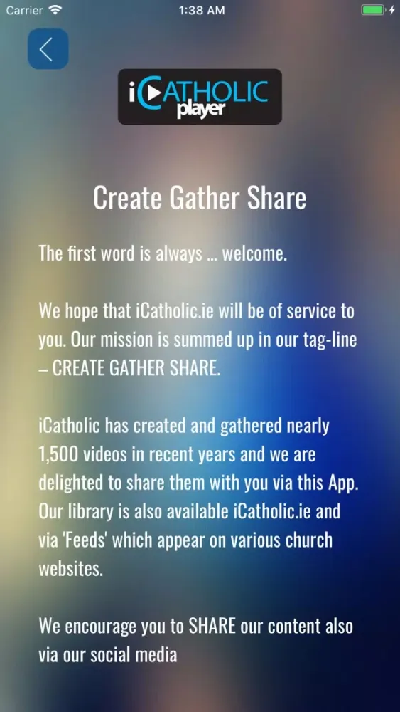 تصاویر iCatholic Player