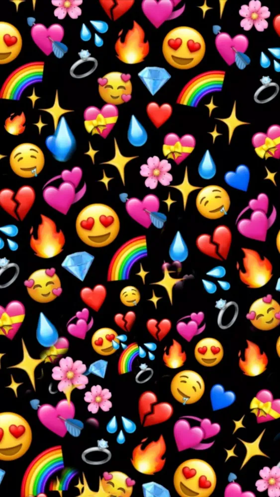 Capturas de tela do Emoji Wallpapers