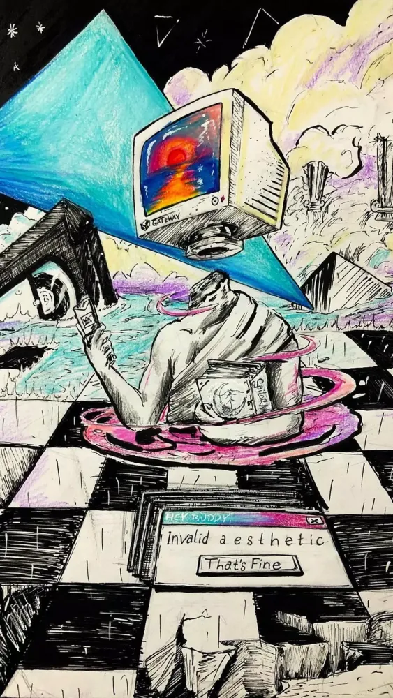 Ảnh chụp màn hình của Vaporwave Wallpapers