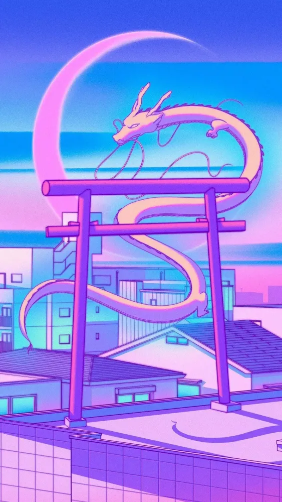 Ảnh chụp màn hình của Vaporwave Wallpapers