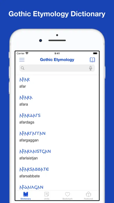 Gothic Etymology Dictionary Ekran Görüntüleri