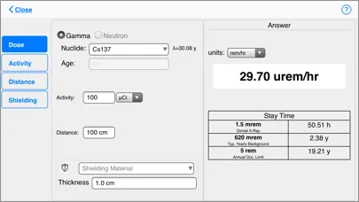 Скриншоты InterSpec Radiation Analysis