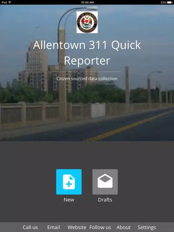 Capturas de pantalla de Allentown 311 Quick Reporter iPad 