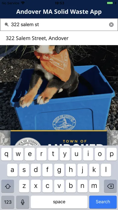 Andover MA Solid Waste App سکرین شاٹس
