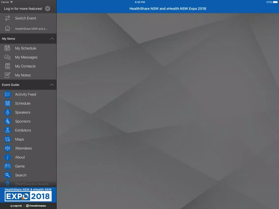 ภาพหน้าจอของ HealthShare NSW & eHealth NSW iPad 