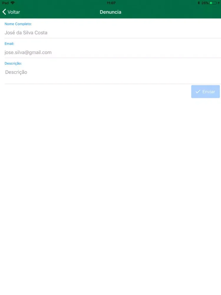 FNO-Ouvidoria iPad 应用截图