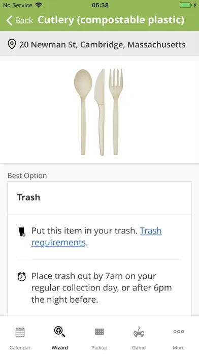 ภาพหน้าจอของ Zero Waste Cambridge
